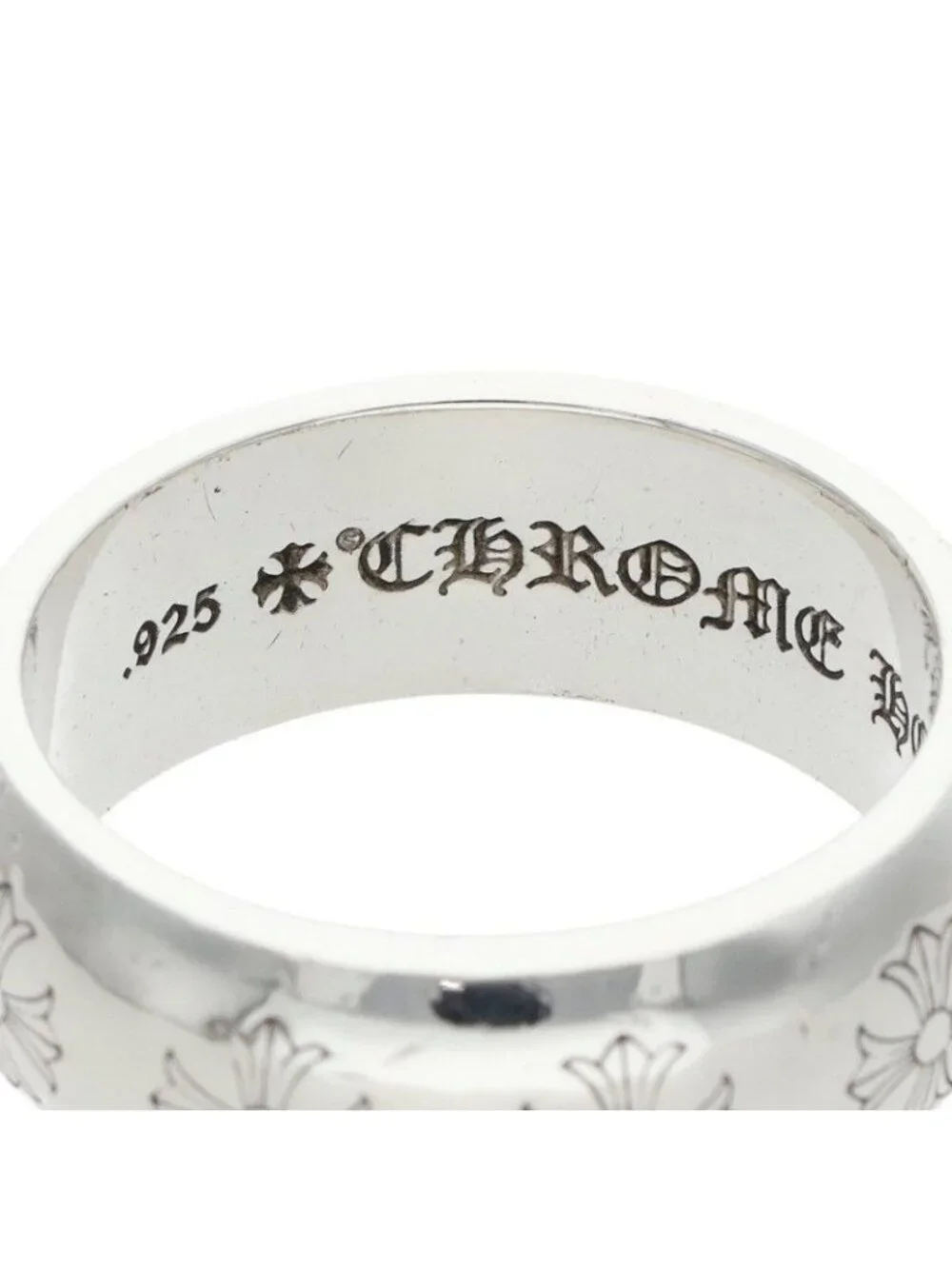 Chrome Hearts Rnd Round Silver Ring